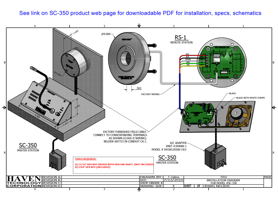 Safety-Comm SC-350 Amplified Window Intercom System. Combination Counter-Top and Window-Mount
