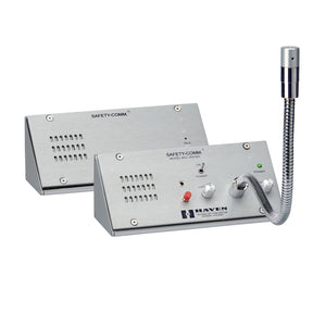 Image of SC-300 by HavenTech window Intercoms showing optional headset jack and push to override function red button