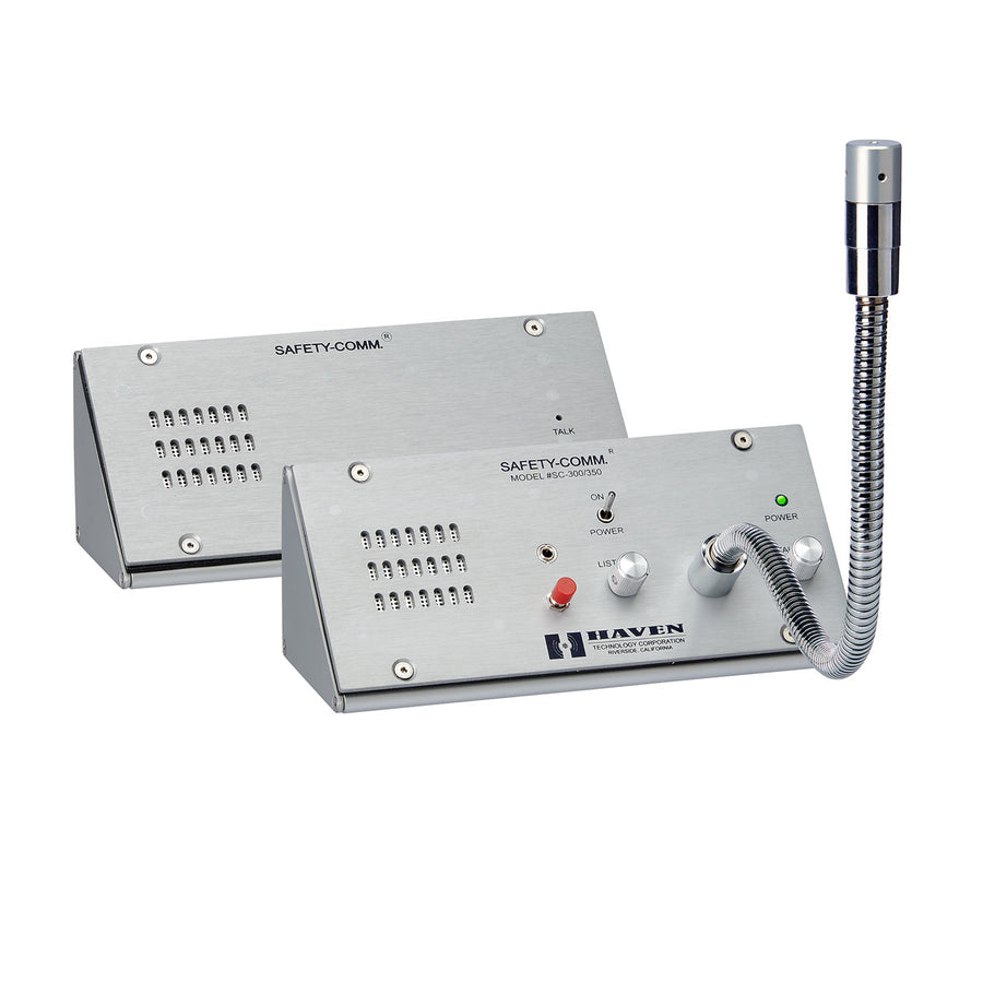 SC-300 Amplified Window Intercom | Made in USA | Window Hole Not Required